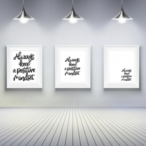 Always Keep A Positive Mindset Wall Art