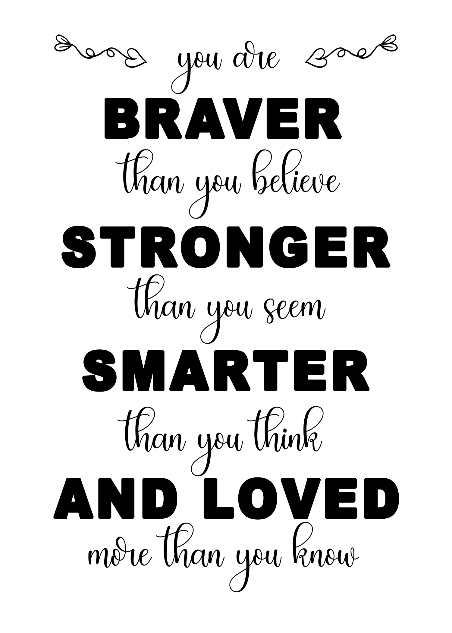 You Are Braver Wall Art - Image 2
