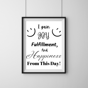 I Gain Joy Wall Art