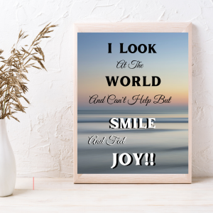 I Look At The World Wall Art