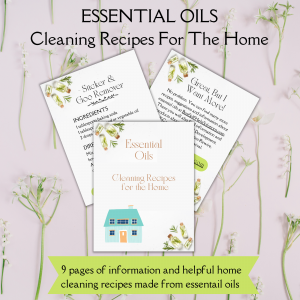Essential Oils Cleaning Recipes