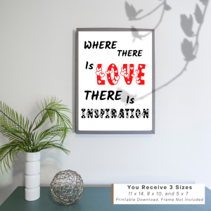 Where There Is Love Wall Art