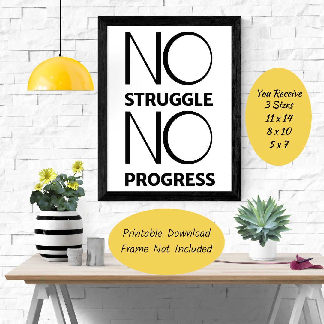 No Struggle Wall Art