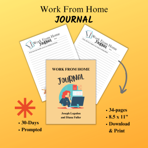 Work From Home 30-Day Prompted Journal