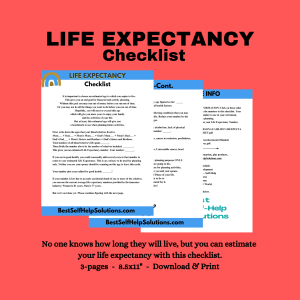 Life Expectancy Checklist