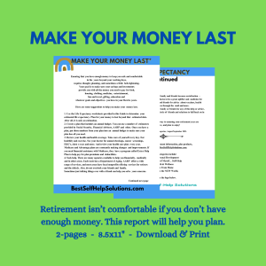 Make Your Money Last Tip Report