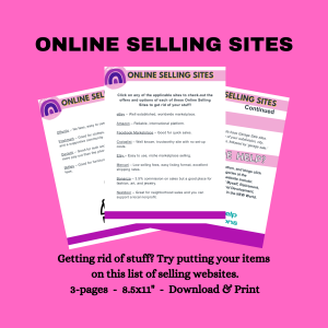 Online Selling Sites Tip Report