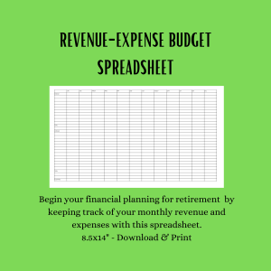 Revenue and Expense Budget Spreadsheet