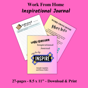 Work From Home 30-Day Inspirational Journal