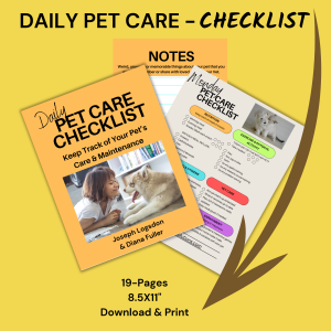 Daily Pet Care Checklist