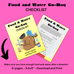 Food and Water Go-Bag Checklist