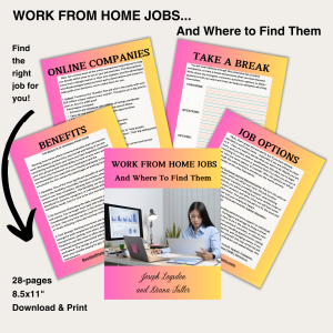 Work From Home Jobs and Where To Find Them eBook