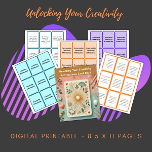 Unlocking Your Creativity Affirmations Card Deck
